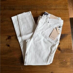 NYDJ Ami White Skinny Jeans